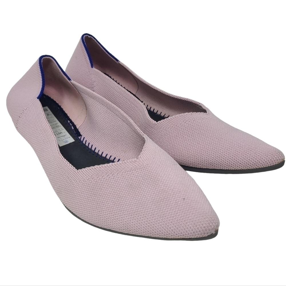 Rothy's | Women's The Pointe Light Blush Pink Ballet Flats (US Size 11)